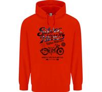 Felpa Vintage Da Moto Silver Hawk Con Bandiera Union Jack Uomo