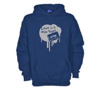 Felpa Vintage KG57 Musicassetta Love is a mix tape anni '80