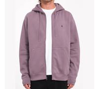 Felpa con cappuccio con zip Volcom Single Stone vintage viola