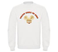 Felpa VOLEVO ESSERE UN DURO sanremo 2025 lucio corsi unisex uomo donna bambino