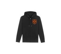 Felpa West Coast Choppers ATX Cross Zip Nero/ArancioL Nero,Arancio