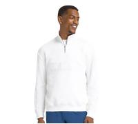 Felpa da tennis da uomo Wilson Parkside 1/2 Zip Pullover - bright white - Bianco (S)