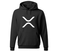 FELPA XRP CON CAPPUCCIO HOODIES XRP RIPPLE CRIPTOVALUTA CRYPTO COIN RIPPLE