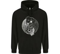Felpa Yin Yang Skull Kings Gothic Tattoo Biker Uomo