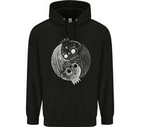 Felpa Yin Yang Skull Kings Gothic Tattoo Biker Uomo