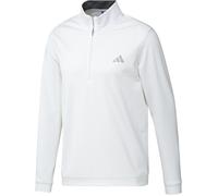 Felpa zip a 1/4 in rilievo adidas Blanc XS