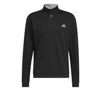 Felpa zip a 1/4 in rilievo adidas Noir XS
