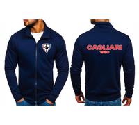 felpa zip Cagliari ultras maglia