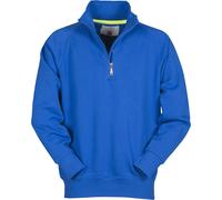 PAYPER Miami+ Felpa da Uomo a Manica Lunga Reglan Misto Cotone Mezza Chiusura Zip Polsini Vita in Costina Taglie Forti Blu Royal (4XL)