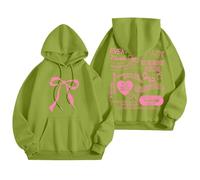 Felpa Zip Donna Felpe Pail Donna Giacche da Allenamento a Tinta Unita Felpa a Maniche Lunghe Pullover con Coulisse attività all'aperto Zip Up Felpe Y2K Giacche Casual Carino Stampa Top