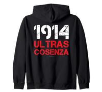 Felpa Zip E Cappuccio Cosenza Regalo Ultras Cosenza 1914 Felpa con Cappuccio