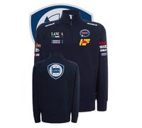 FELPA ZIP HOODIE STAMPA Alfa Romeo Cuore Sportivo 3 Alfissimo Biscione 2 colori