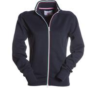 FELPA ZIP LUNGA PAYPER NAZIONALE LADY MAGLIA COTONE DONNA TRICOLORE ITALIA