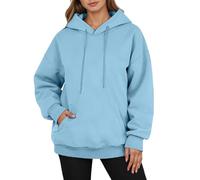 Felpa Zip Senza Cappuccio Donna Particolari Senza Pelosa Pelo Misto Grigi Cardigan Canguro Marsupio Inverno Yoga Cavalli Americane Bebè Scollato Elettrico Ricamato Caldissimi Celeste