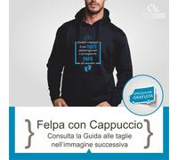 Felpe Cappuccio Marito Papà Meraviglioso Orme Piedi Idea Regalo Festa Papà AB20