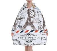 Felpe con cappuccio a forma di Torre Eiffel di Parigi per uomo e donna