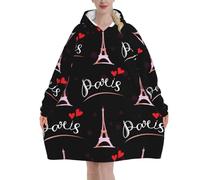 Felpe con cappuccio a forma di Torre Eiffel di Parigi per uomo e donna