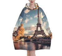 Felpe con cappuccio a forma di Torre Eiffel di Parigi per uomo e donna
