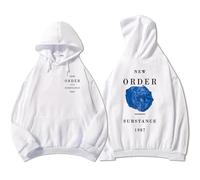 Felpe con Cappuccio Band New Order Substance 1987 Streetwear Hip Hop Uomo/Donna Abbigliamento Invernale Pile Manica Lunga Felpe con Cappuccio Stampa