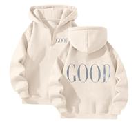 Felpe con cappuccio da donna Christian Good Youth con cappuccio Gesù 2025 Anime Pullover Faith Outfits per adolescenti allentato casual zip up vestiti gotici Dio prega il Signore felpe Workou Country