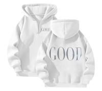 Felpe con cappuccio da donna Christian Good Youth con cappuccio Gesù 2025 Anime Pullover Faith Outfits per adolescenti allentato casual zip up vestiti gotici Dio prega il Signore felpe Workou Country