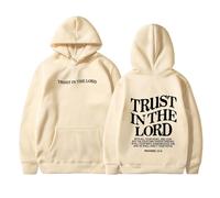 Felpe con cappuccio da donna Christian Trust In The Lord con grafica carina Gesù Western Abiti con cappuccio Dio 2025 Lettera Trendy Pile Foderato Felpe Workou Autunno Fede I Love Jesus Sottile Y2K