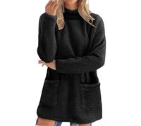 Felpe con cappuccio da donna comoda giacca in pile da donna comoda tinta unita felpe per donne UK Ladies Zip Up Plain Felpe con cappuccio cardigan top maniche lunghe abbigliamento urbano autunno danza