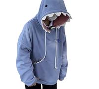 Felpe con Cappuccio da Donna con Cappuccio a Forma di squalo a Maniche Lunghe Kawaii con Cappuccio a Forma di squalo Felpa Sexy