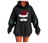Felpe con cappuccio da donna con cappuccio, con stampa di elfo, comode per attività all'aria aperta, costume da ragazzi