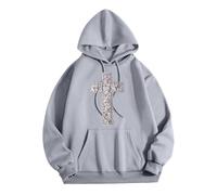 Felpe con cappuccio da donna, estive, leggere, con grafica Gesù, alla moda, morbida, con cappuccio, per adolescenti, casual, con cappuccio, abbigliamento religioso, pregare il signore, abbigliamento