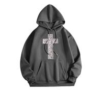 Felpe con cappuccio da donna, estive, leggere, con grafica Gesù, alla moda, morbida, con cappuccio, per adolescenti, casual, con cappuccio, abbigliamento religioso, pregare il signore, abbigliamento