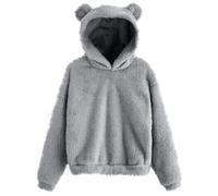 Felpe con Cappuccio da Donna Felpe Pail Donna Oversize Adolescenti Giacche Carine attività all'aperto Y2K Giacche Casual Pullover Manica Lunga Felpa Pullover Hoodie Sweatshirt a Tinta Unita