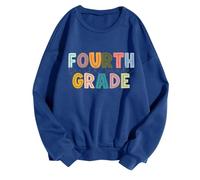 Felpe con cappuccio da donna girocollo grafica SLP camicia linguaggio parlato patologo autunno felpe con cappuccio, Blu, S