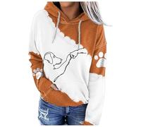Felpe con Cappuccio da Donna, Grafica con Cane Carino, Maniche Lunghe, Pull | Felpa Nera Con Cappuccio Donna Sweatshirt Lungo Palestra Panna La Serpente Bellissime Quadri Mezzo Migliori Rossa