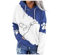 Felpe con Cappuccio da Donna, Grafica con Cane Carino, Maniche Lunghe, Pull | Felpa Nera Con Cappuccio Donna Sweatshirt Lungo Palestra Panna La Serpente Bellissime Quadri Mezzo Migliori Rossa