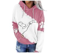 Felpe con Cappuccio da Donna, Grafica con Cane Carino, Maniche Lunghe, Pull | Felpa Nera Con Cappuccio Donna Sweatshirt Lungo Palestra Panna La Serpente Bellissime Quadri Mezzo Migliori Rossa