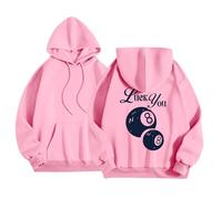 Felpe con cappuccio da donna Graphic Teen Loose Fit Girocollo Atletico Maglioni con cappuccio Top alla moda personalizzati Pullover autunno 2025 Plain Workou Cool Comfort Cartoon Womens Felpe con