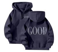 Felpe con cappuccio da donna Jesus Good 2025 Loose Christian Zip Up Pullover Maglioni Trust In The Lord Soft Loose Fit Casual con cappuccio Abbigliamento atletico Country God Pray The Lord con