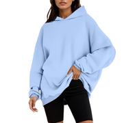 Felpe con Cappuccio da Donna Manica Lunga Taglie Comode Hoodie Maglietta Oversized Autunno Oversize Elegante Pullover Giacca Sportiva Confortevole Maglione Classico per Casual in Stile College