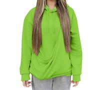 Felpe con cappuccio da donna tinta unita con tasca per animali domestici felpe con cappuccio per gatto cane animale domestico tasca felpa invernale casual pullover a maniche lunghe giacche tinta unita