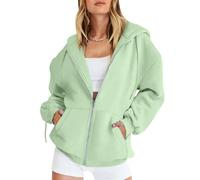 Felpe con Cappuccio da Donna Zip Comode Felpa Maglietta Oversized Sportivo Morbida Oversize Elegante Cappotto Morbido Autunno Inverno Sweater Hood Invernale