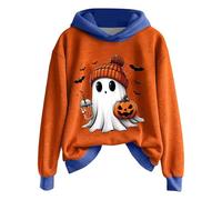 Felpe con cappuccio di Halloween per le donne divertenti felpe da strega Alcuni giorni devi indossare il cappello e ricordare loro chi hanno a che fare con magliette stampate con lettere, Yc-blu, XXL
