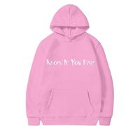 Felpe con cappuccio di Halloween per le donne Knock If You Pare Tasche stampate Top con cappuccio Felpe Felpa Costumi da donna per adulti Abiti 2025, rosa, XL