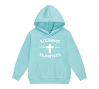 Felpe con cappuccio e felpe per bambine, abbigliamento comodo, a maniche lunghe, con tasca e lettera, per bambini, abbigliamento casual, ideale per la scuola all'aria aperta e il tempo libero