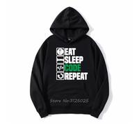 Felpe con Cappuccio Eat Sleep Code Repeat Felpa con Cappuccio Divertente per programmatori Web di Programmazione, Regalo di Natale per papà, Felpa in Pile da Uomo, Abbigliamento da strada-3XL