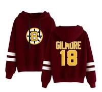 Felpe con cappuccio Happy Gilmore 2 Harajuku Abbigliamento Casual Top Felpe, Rosso, XL