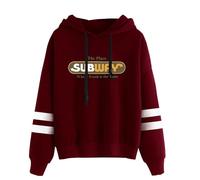 Felpe con cappuccio Happy Gilmore 2 Metropolitana Harajuku Abbigliamento Casual Top Felpe, Rosso, M