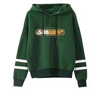 Felpe con cappuccio Happy Gilmore 2 Metropolitana Harajuku Abbigliamento Casual Top Felpe, Verde, M