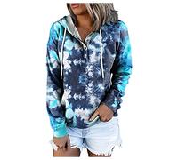 Felpe con cappuccio per le donne Tie Dye Pullover Felpe con cappuccio per le donne Uk Oversize Sportswear Autunno Felpa con cappuccio Felpa pianura Pullover Giacche Sportswear Top Cardigan con