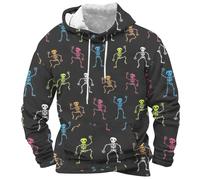 Felpe con cappuccio personalizzate leggere e morbide da uomo autunno e inverno a maniche lunghe Halloween stampa sanguinante casual felpa con cappuccio felpe per uomo alto, Marina Militare, 4XL